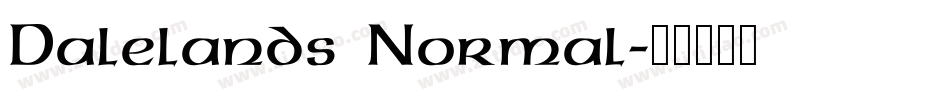 Dalelands Normal字体转换